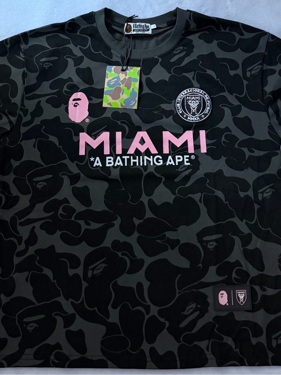 A Bathing Ape Other - Black BAPE x Inter Miami CF Camo Tee